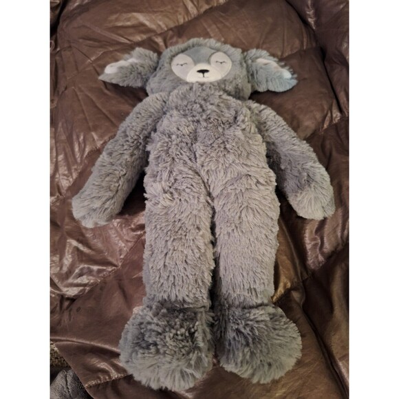 Slumberkins Gray Goat Ibex Kin Plush Stuffed Animal Plush Toy Lovey 15" Sleeping - Picture 3 of 5